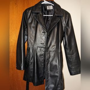 Victory Faux Leather Jacket